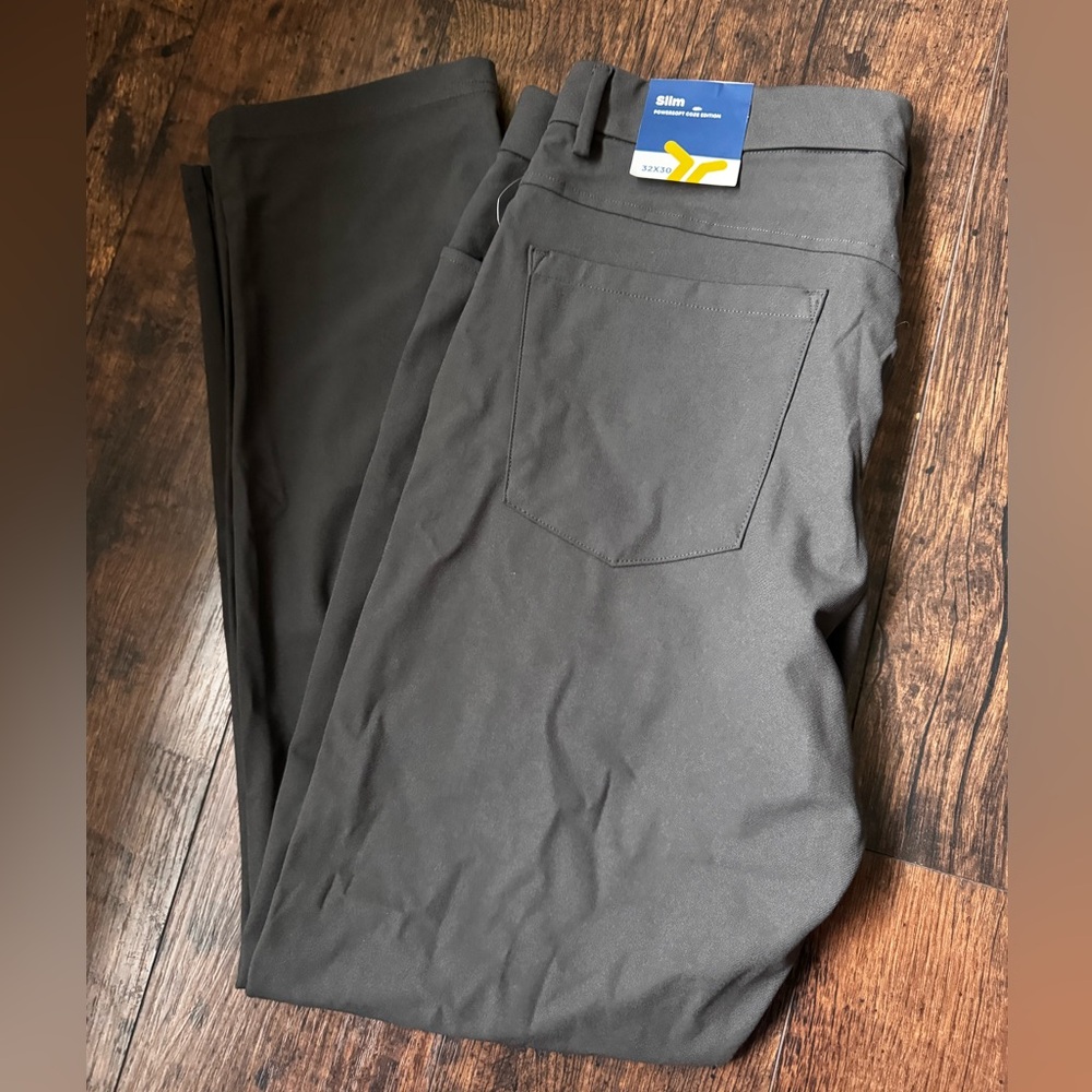 Gray Slim Fit Pants